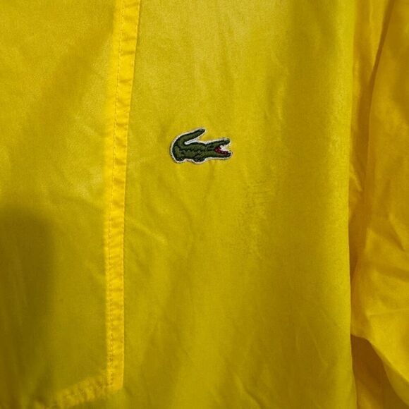 Lacoste vintage yellow packable windbreaker size medium - Picture 4 of 8